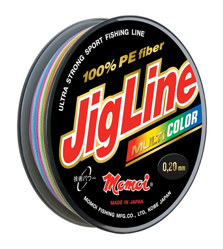 JigLine Multicolour, плетеный шнур Momoi, разноцветный плетеный шнур