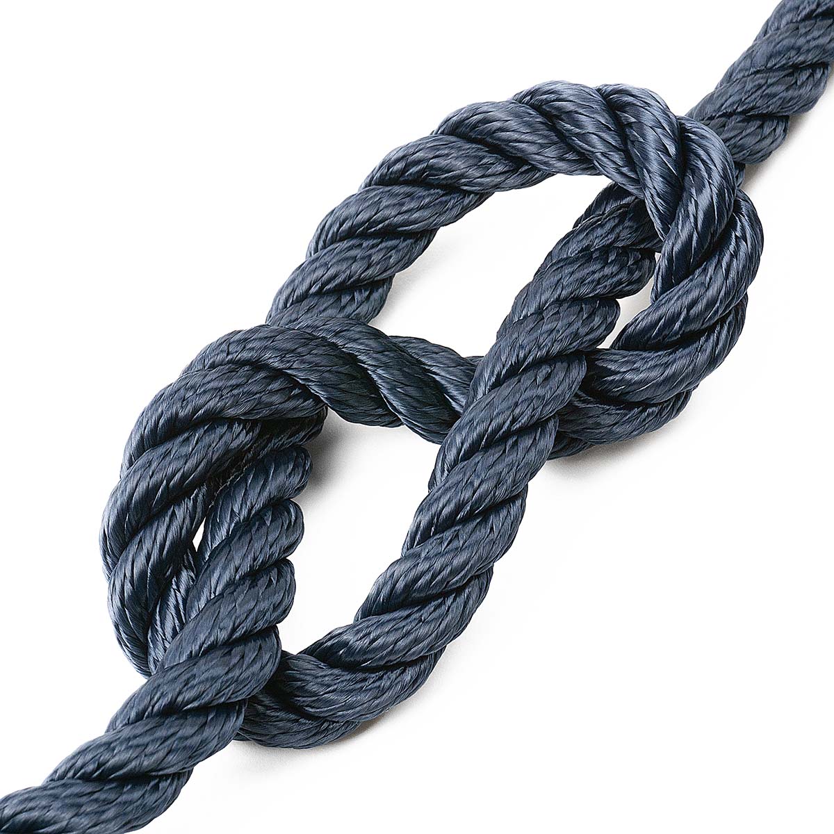 Канат крученый швартовый Dock Line К3 (9 м, 10 мм, Navy Blue, моток)