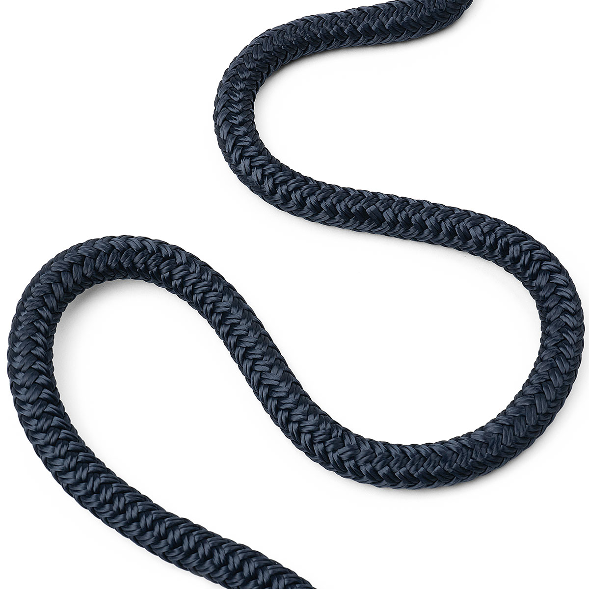 Шнур плетеный швартовый Dock Cord, бухта, 50 м (10 мм, Navy Blue, бухта)