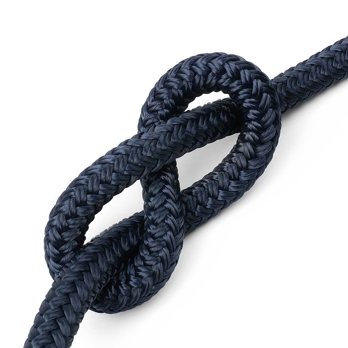 Шнур плетеный швартовый Dock Cord, бухта, 50 м (10 мм, Navy Blue, бухта)