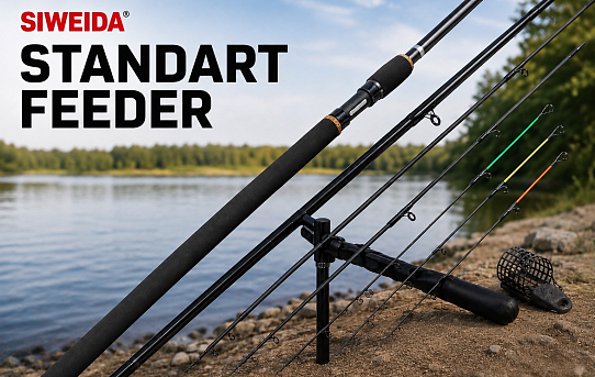 Siweida Standart Feeder - современный фидер для трофейной рыбалки!